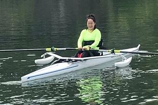 市川選手　写真提供　日本パラローイング協会