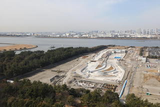 平成31年2月末カヌー・スラロームセンター整備状況写真