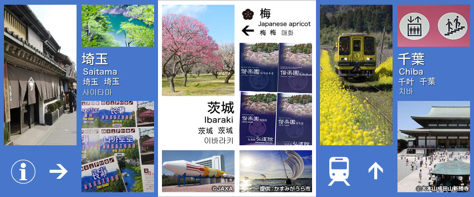 埼玉県、茨城県、千葉県の取組イメージ画像